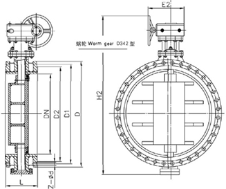 氣動通風(fēng)蝶閥