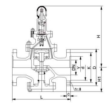 進口蒸汽減壓閥結(jié)構(gòu)圖